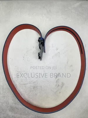 Luxury Carbon Fiber Style Blue Belt – Bold Sleek Look