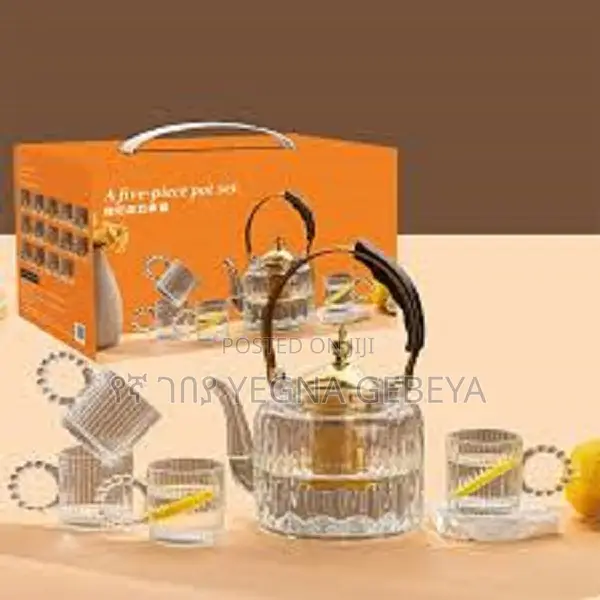 Seven-Piece Tea Pot Set – Elegant Timeless
