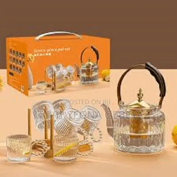 Seven-Piece Tea Pot Set – Elegant Timeless