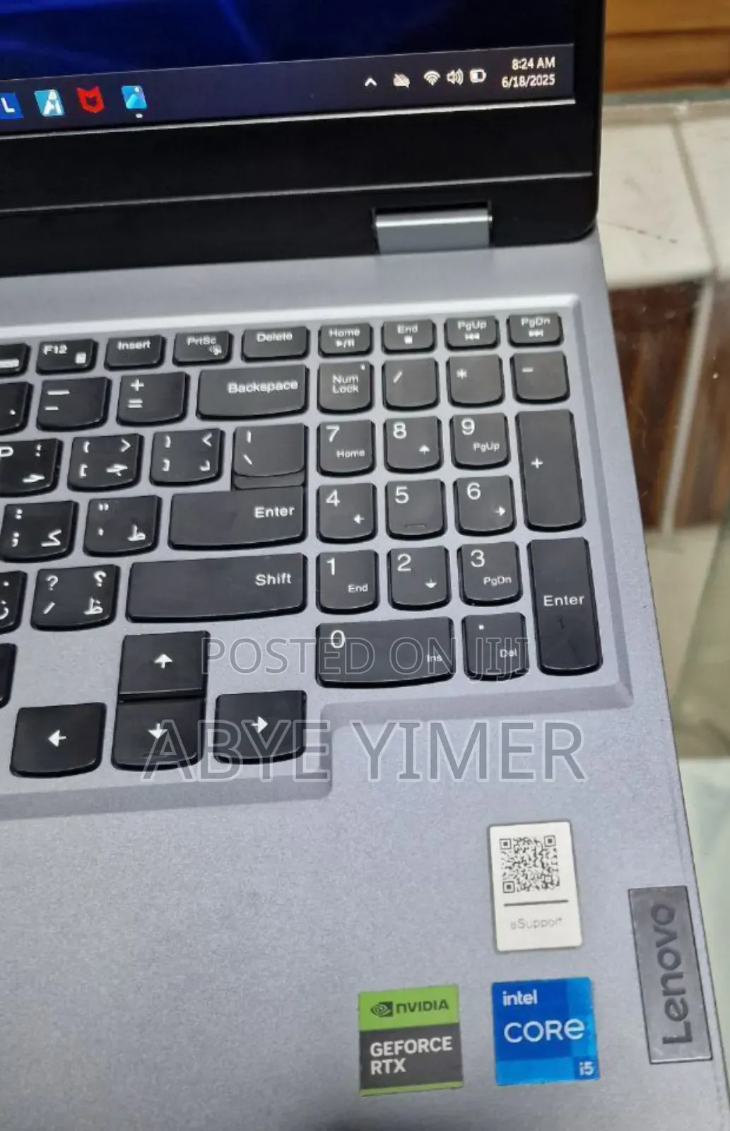 New Laptop Lenovo LOQ 15ARP9 24GB Intel Core I5 SSD 512GB