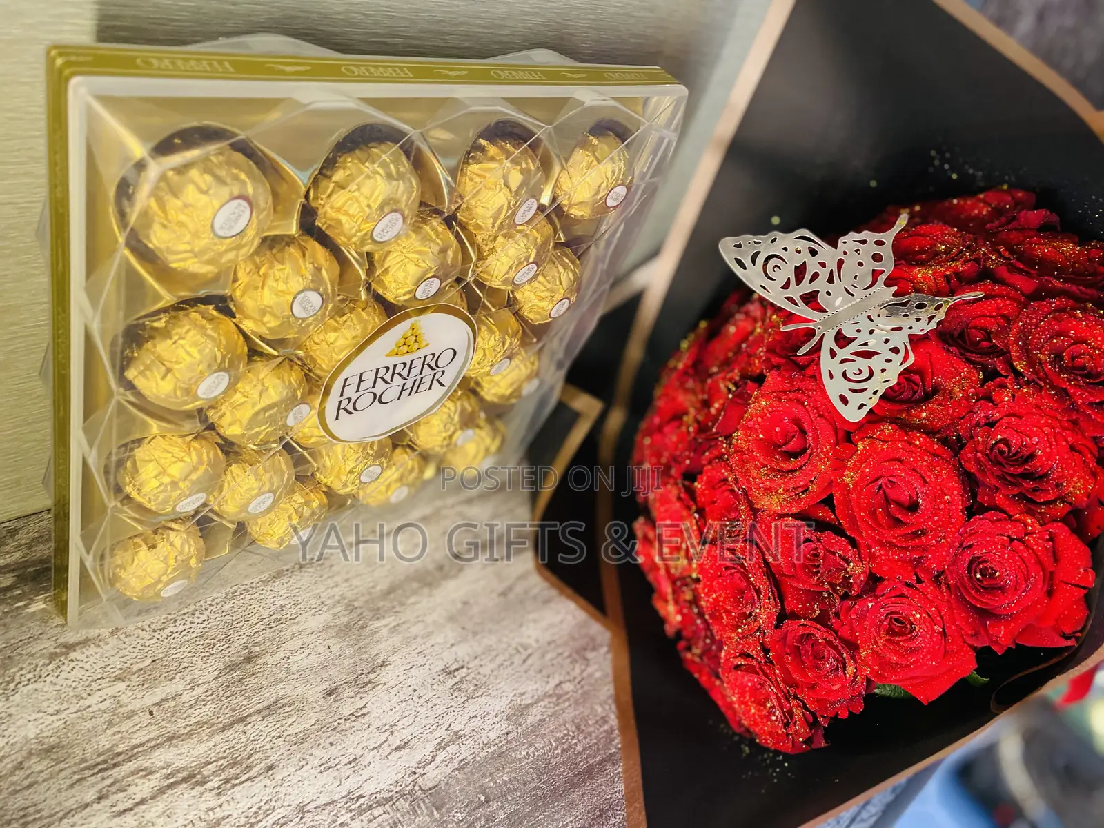 Roses Bouquet Gift Package