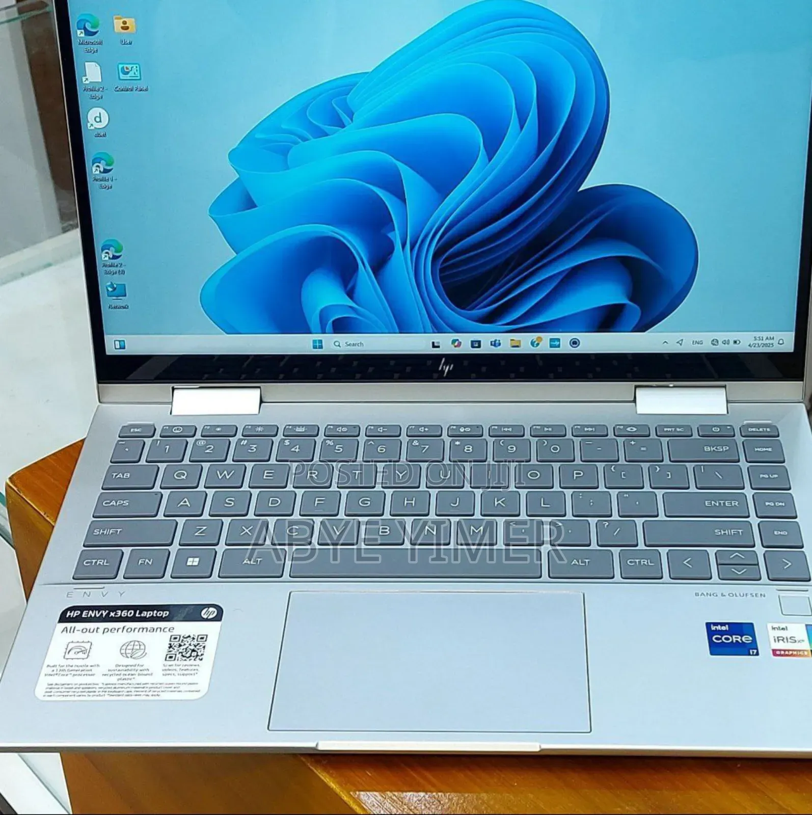 New Laptop HP Envy X360 16GB Intel Core I7 SSD 1T