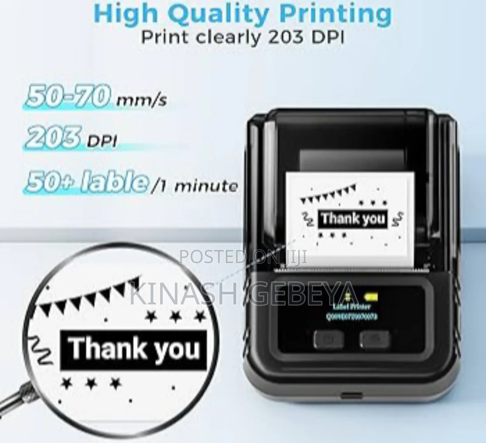 M120 High Quality Mini Wireless Printer