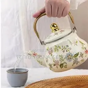 1.5l Enamel Flower Teapot – Vintage Charm Function