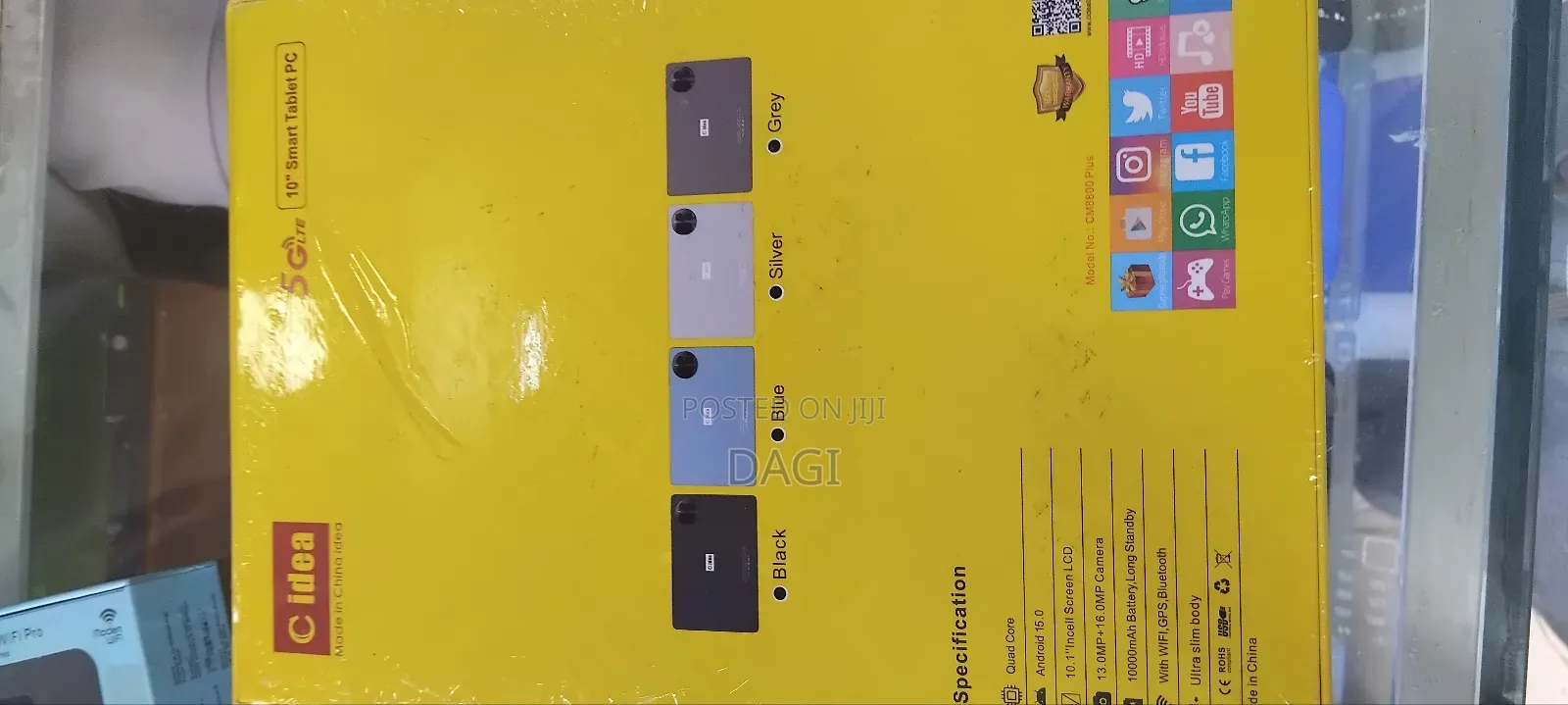 New C idea CM8800 Plus 512 GB Black