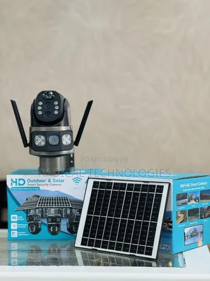 ያለ መብራት ያለ ዋይፋይ የሚሰራ Hd Smart 4g Solar Security Camera
