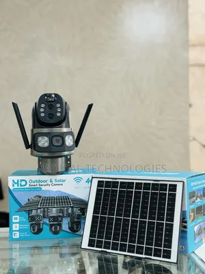 ያለ መብራት ያለ ዋይፋይ የሚሰራ Hd Smart 4g Solar Security Camera