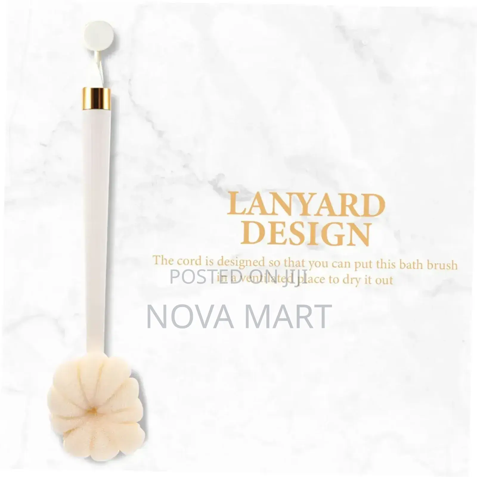 2in1 Long Handled Bath Brush