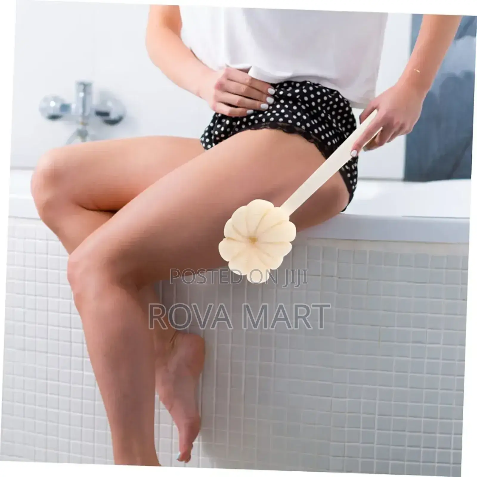 2in1 Long Handled Bath Brush