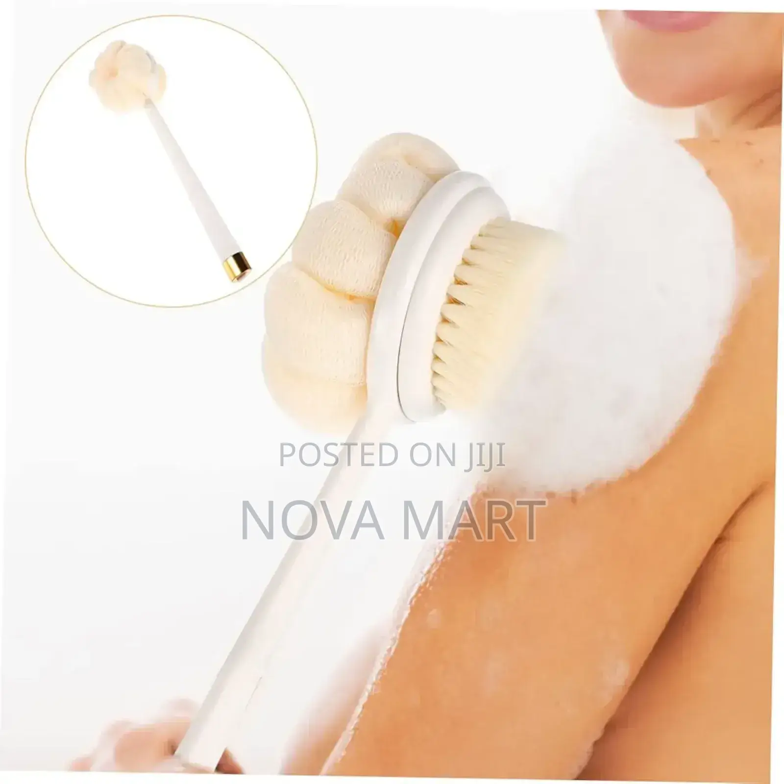 2in1 Long Handled Bath Brush