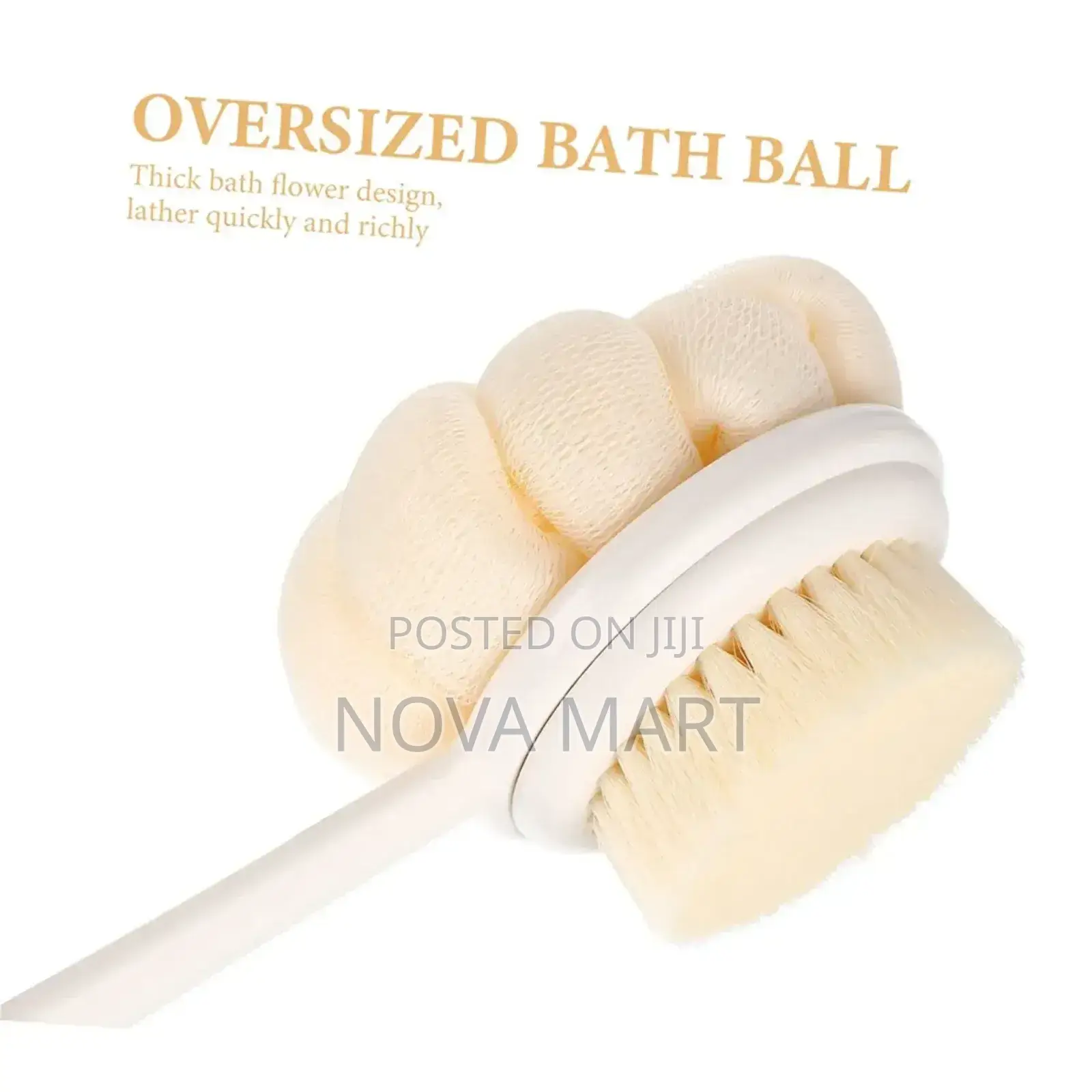 2in1 Long Handled Bath Brush