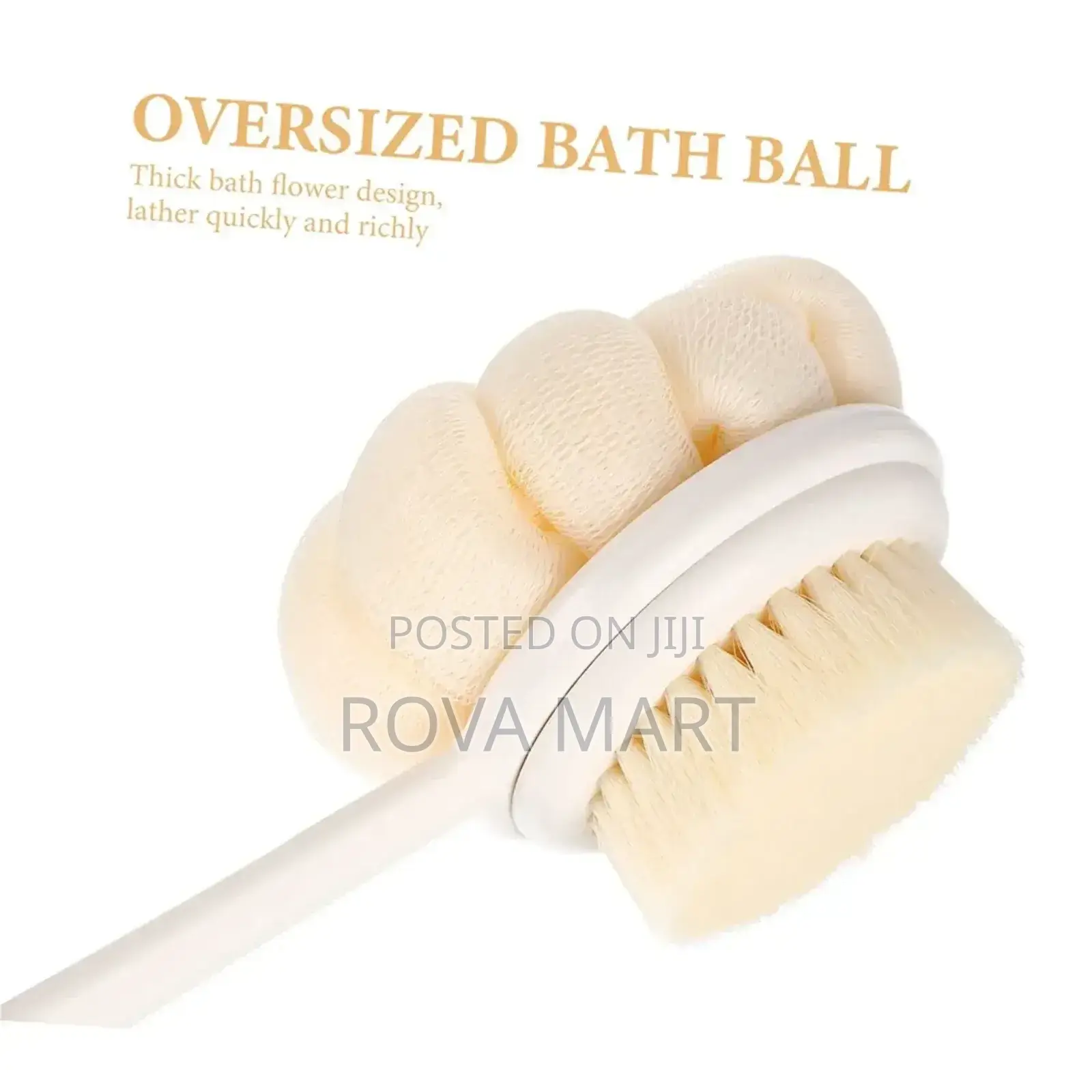 2in1 Long Handled Bath Brush