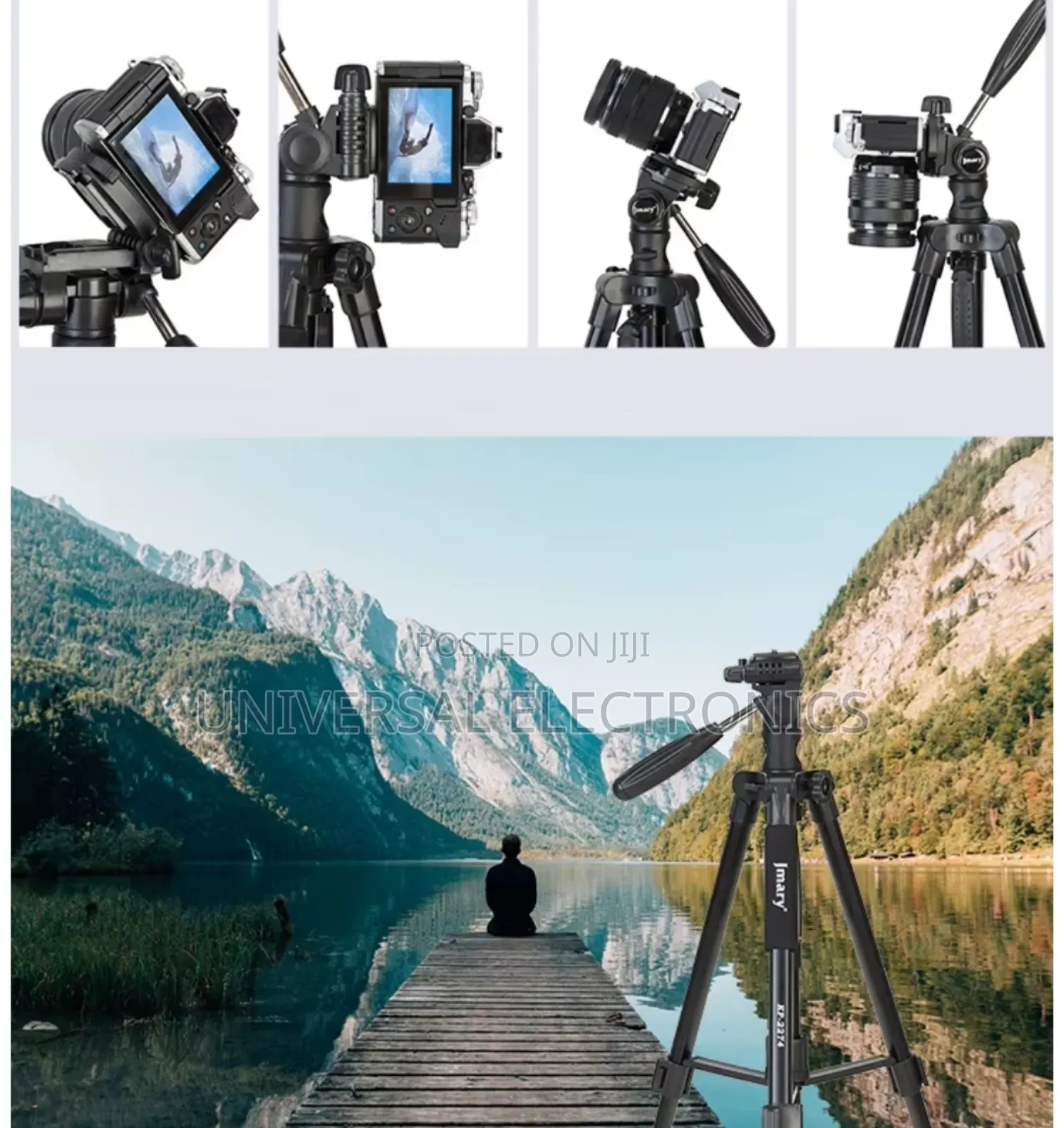 Original Aluminum Tripod With Overhead Extension Arm!