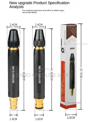 Photo - High-pressure Water Gun Household Car Wash Water Black Car