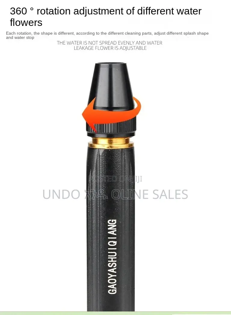 High-pressure Water Gun Household Car Wash Water Black Car