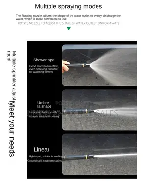 High-pressure Water Gun Household Car Wash Water Black Car