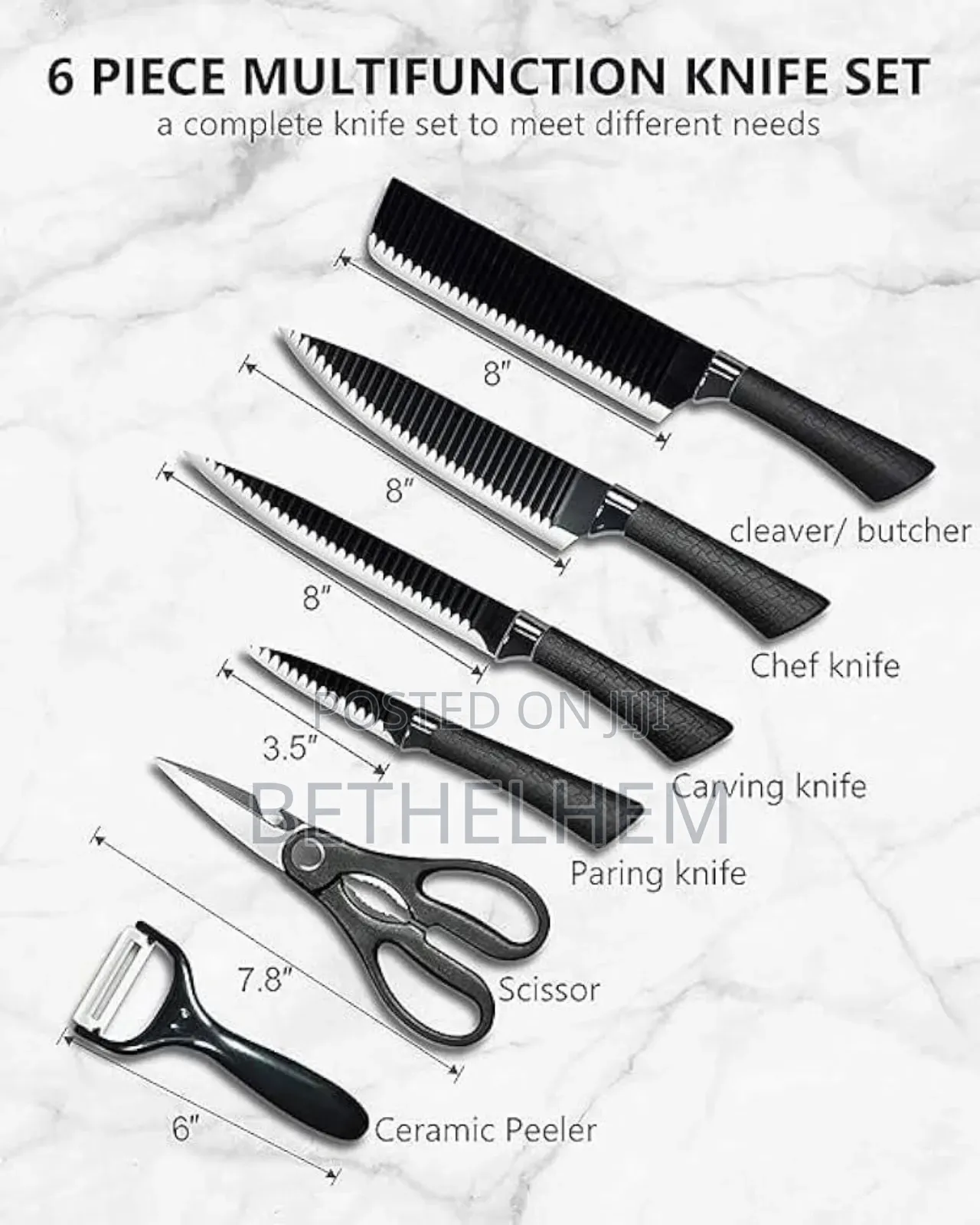6 Piece Starter Knife Set