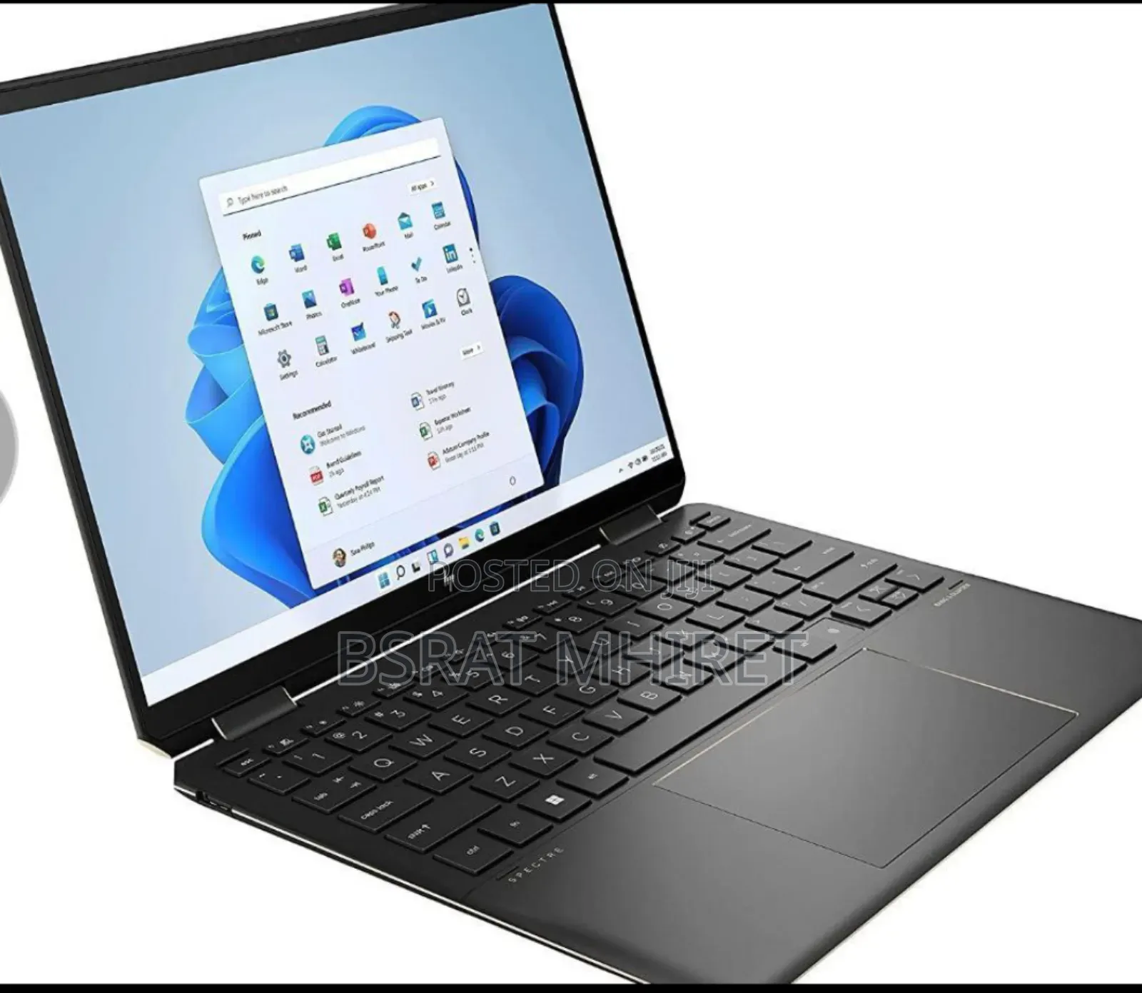 New Laptop HP Spectre X360 16GB Intel Core I7 SSD 512GB