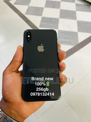 New Apple iPhone X 256 GB Black