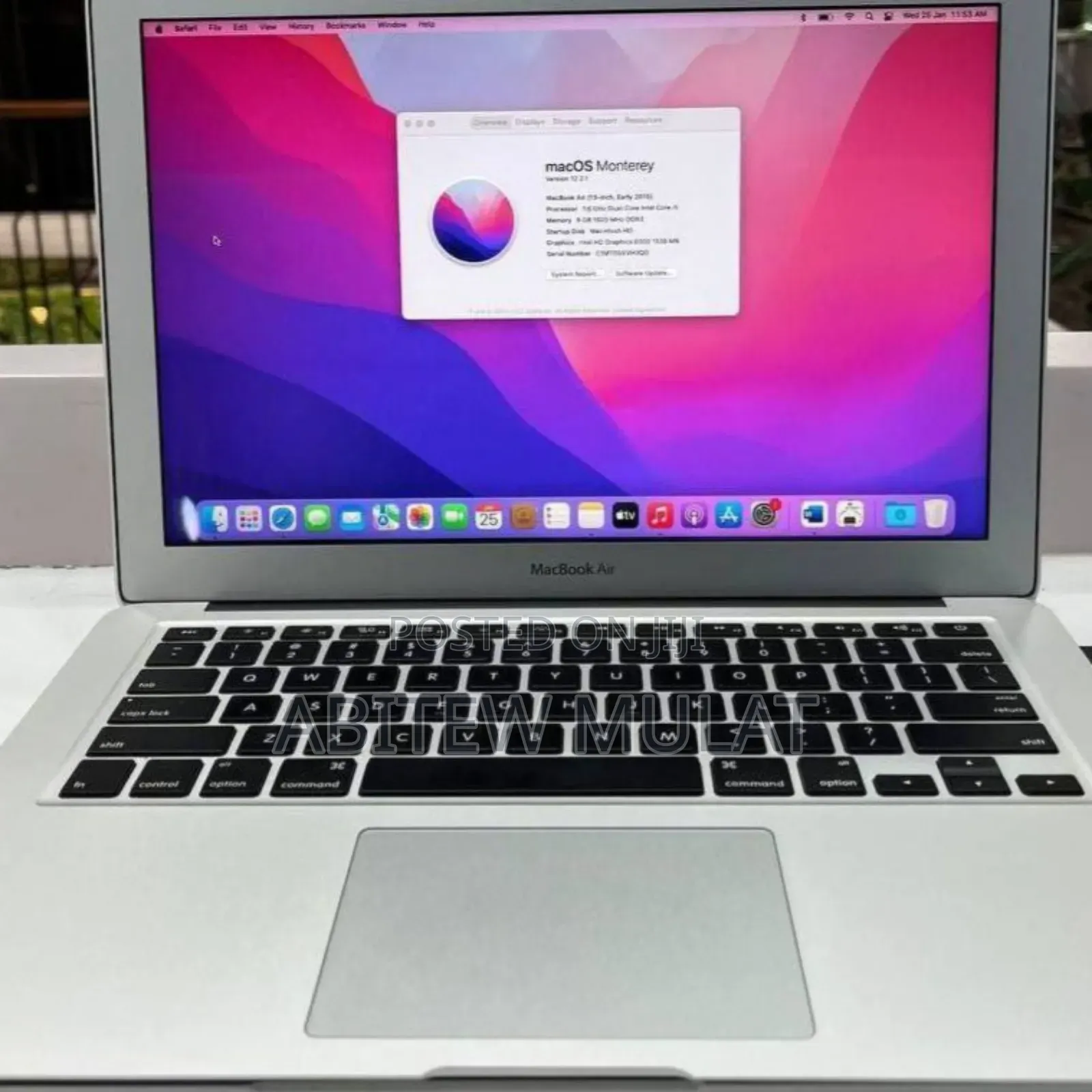 New Laptop Apple MacBook Air 2017 8GB Intel Core I7 SSD 256GB