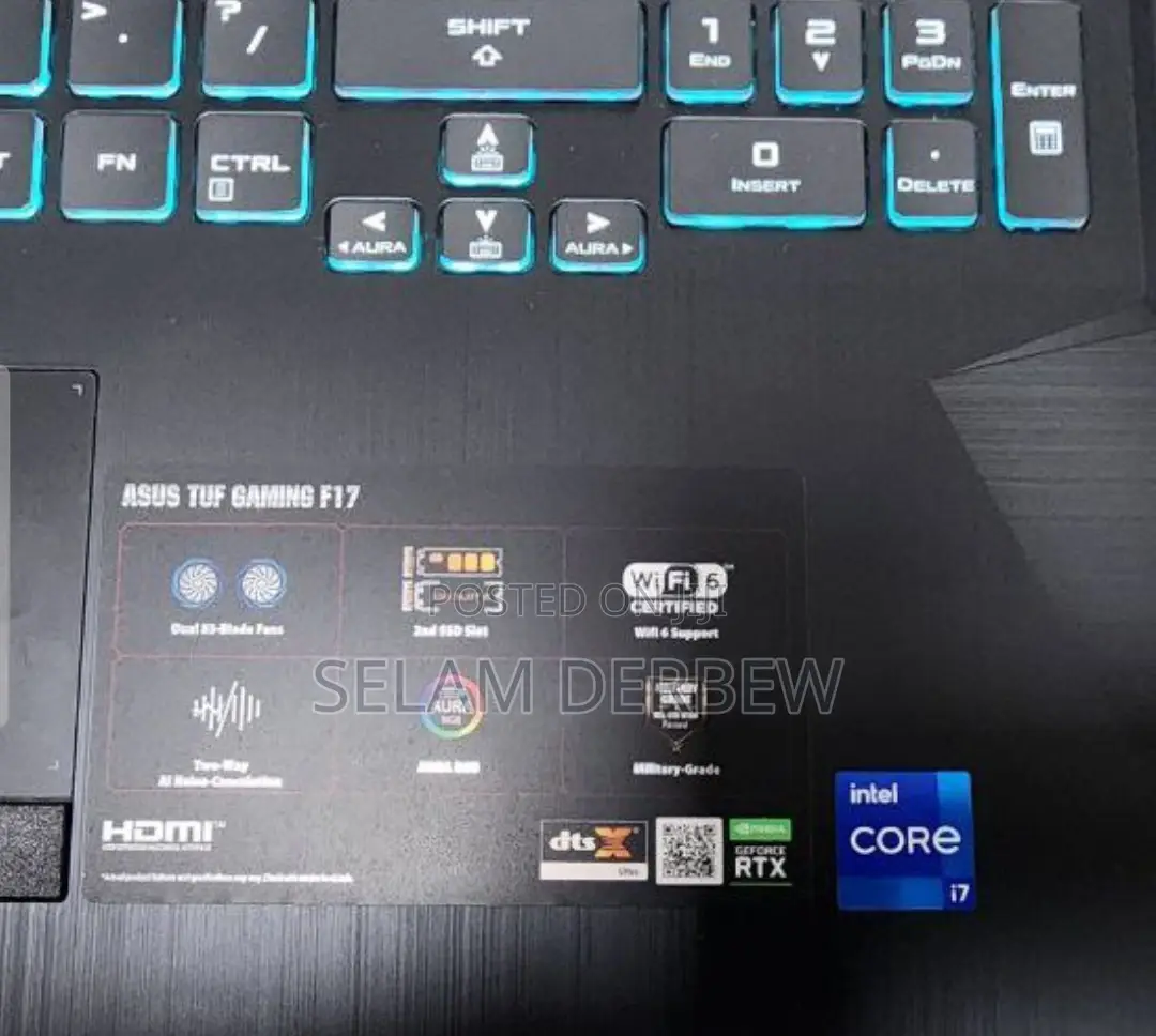 New Laptop Asus TUF Gaming F16 16GB Intel Core I7 SSD 512GB