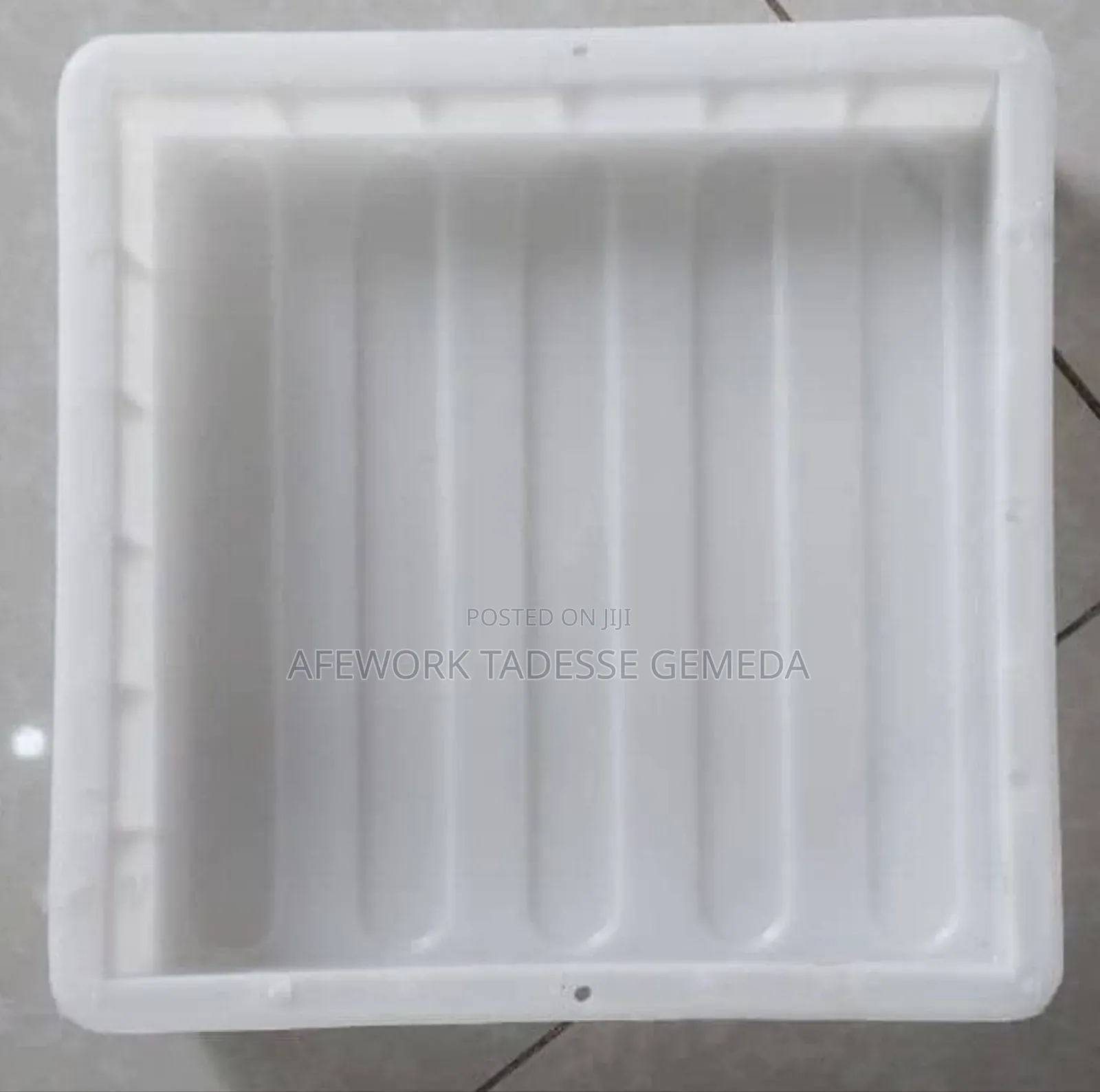 Plastic Mold Size 15×30cm Currently Addis Ababa Road Design