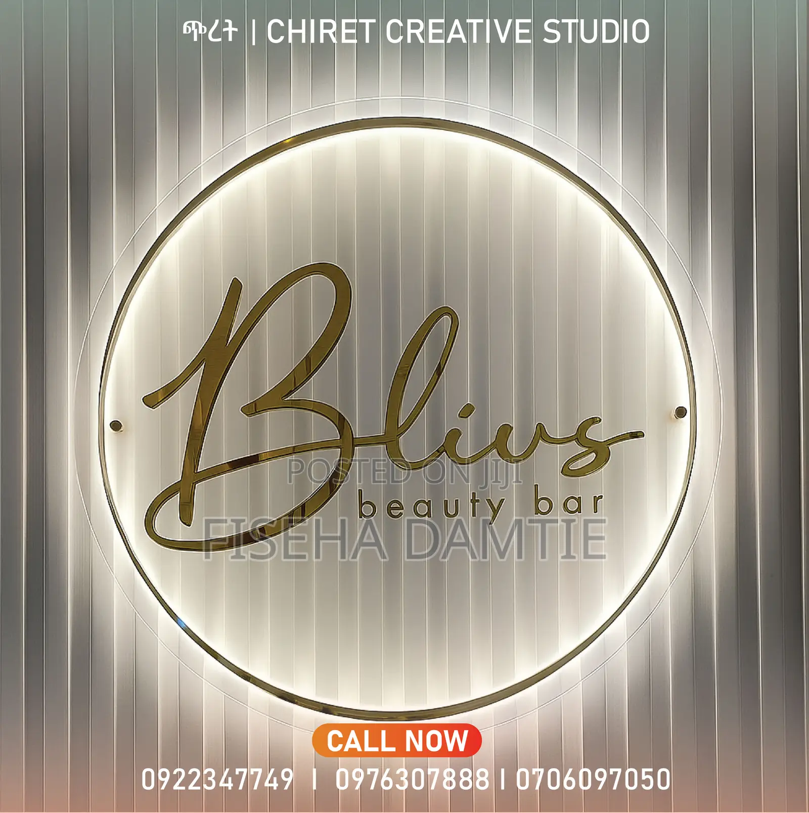 60x60cm Acrylic Signage