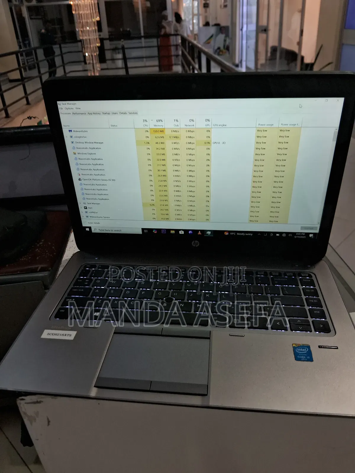 New Laptop HP EliteBook 840 G2 4GB Intel Core I5 HDD 500GB