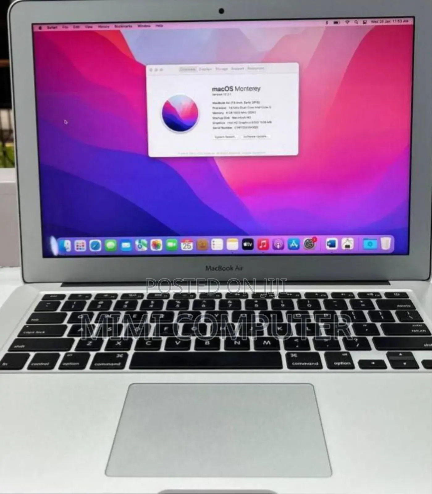 New Laptop Apple MacBook Pro 2017 8GB Intel Core I7 SSD 256GB