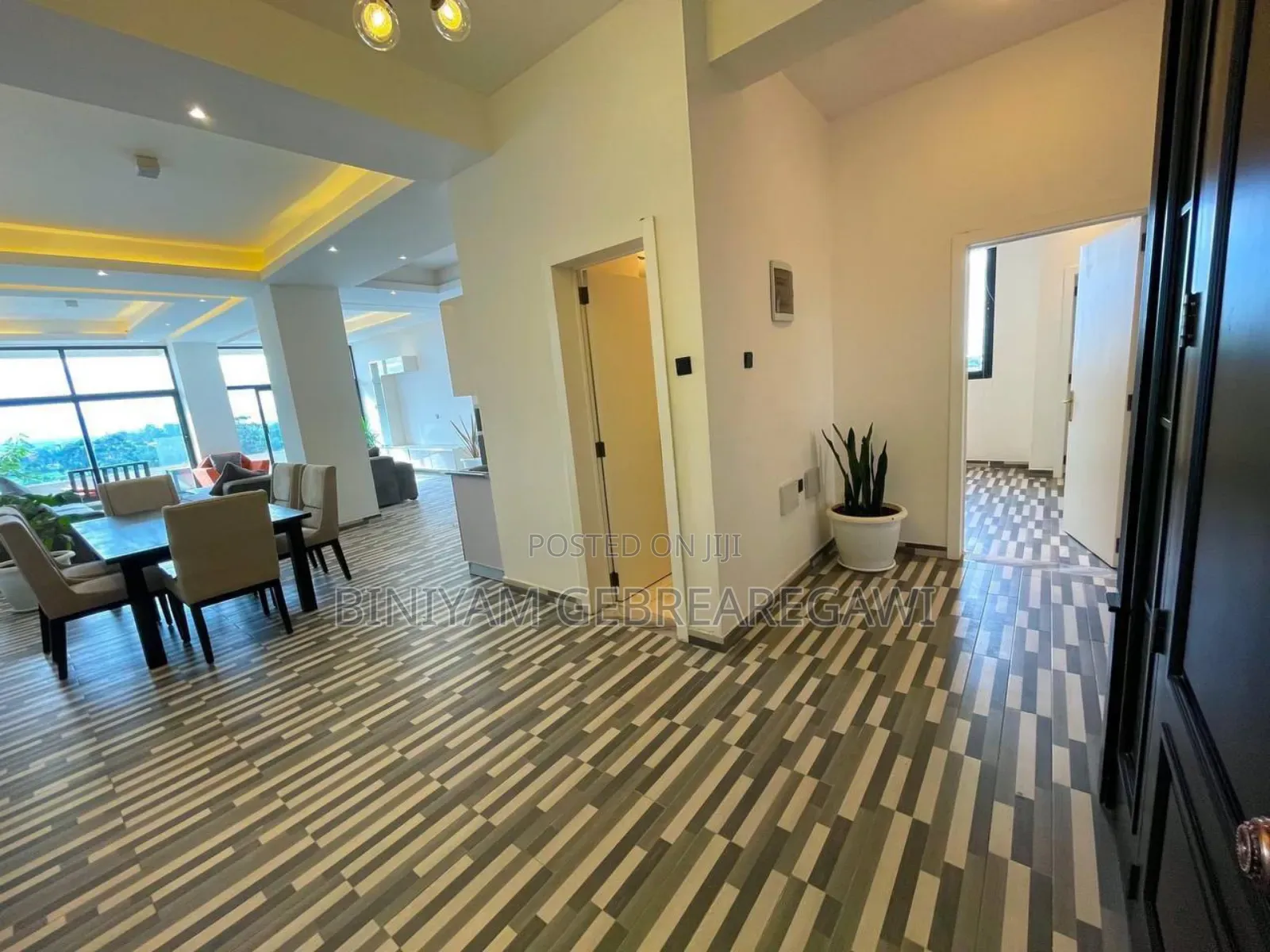 Furnished 5bdrm House in G+1, Yeka for rent