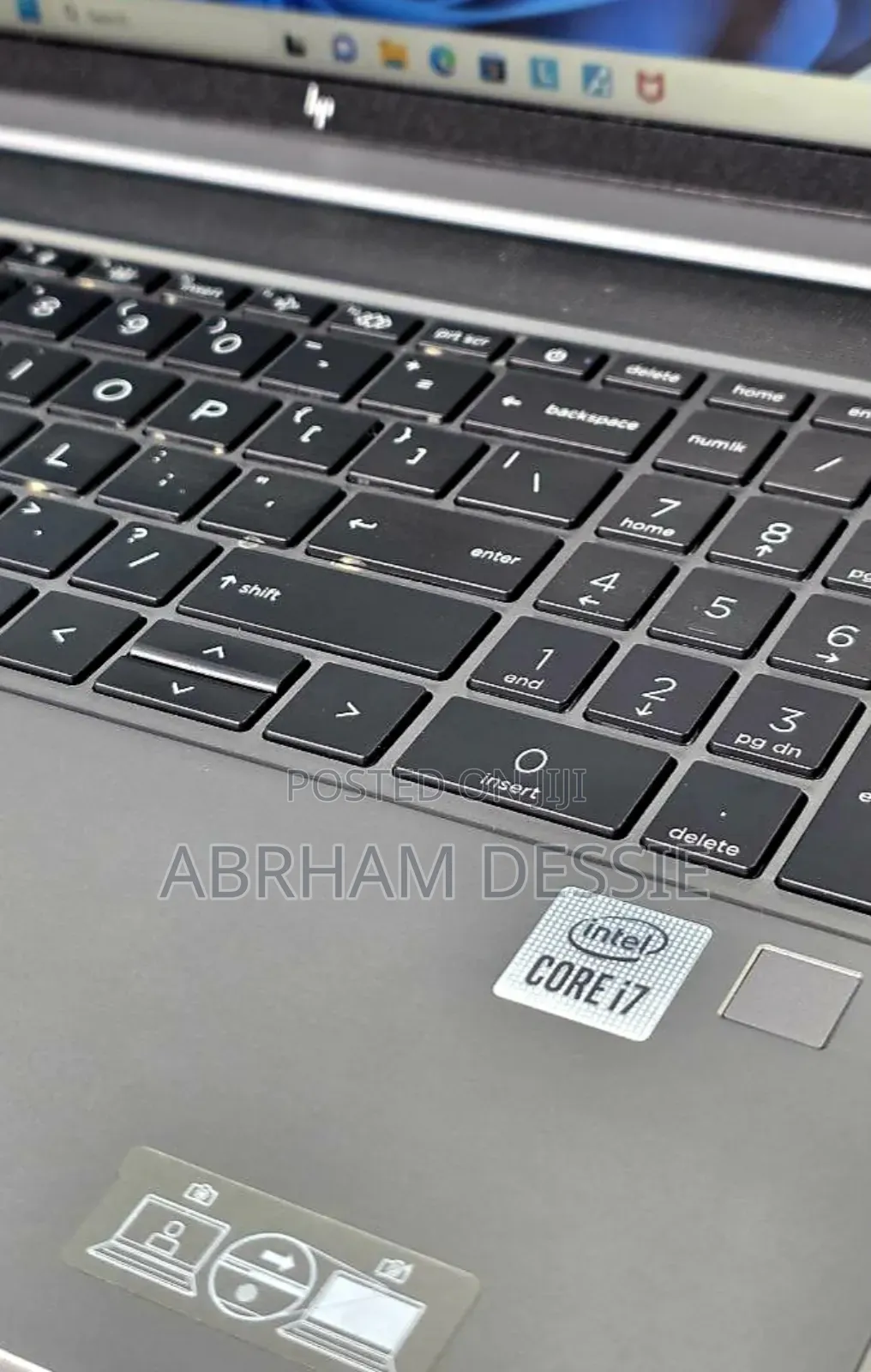 New Laptop HP 16GB Intel Core I7 SSD 512GB