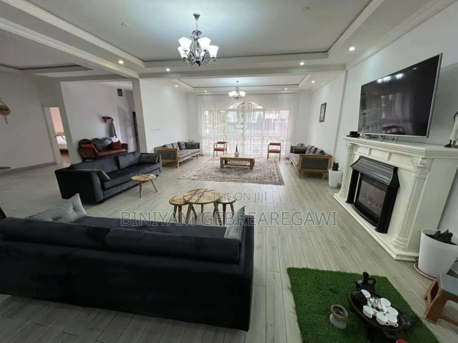Furnished 5bdrm House in G+1, Yeka for rent