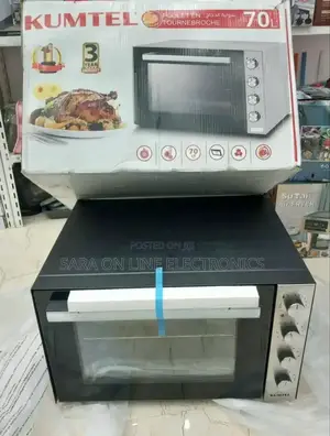➤Kumtel Mini Oven 70 Liters ◆ 2-years Warranty ◈ Free Delivery