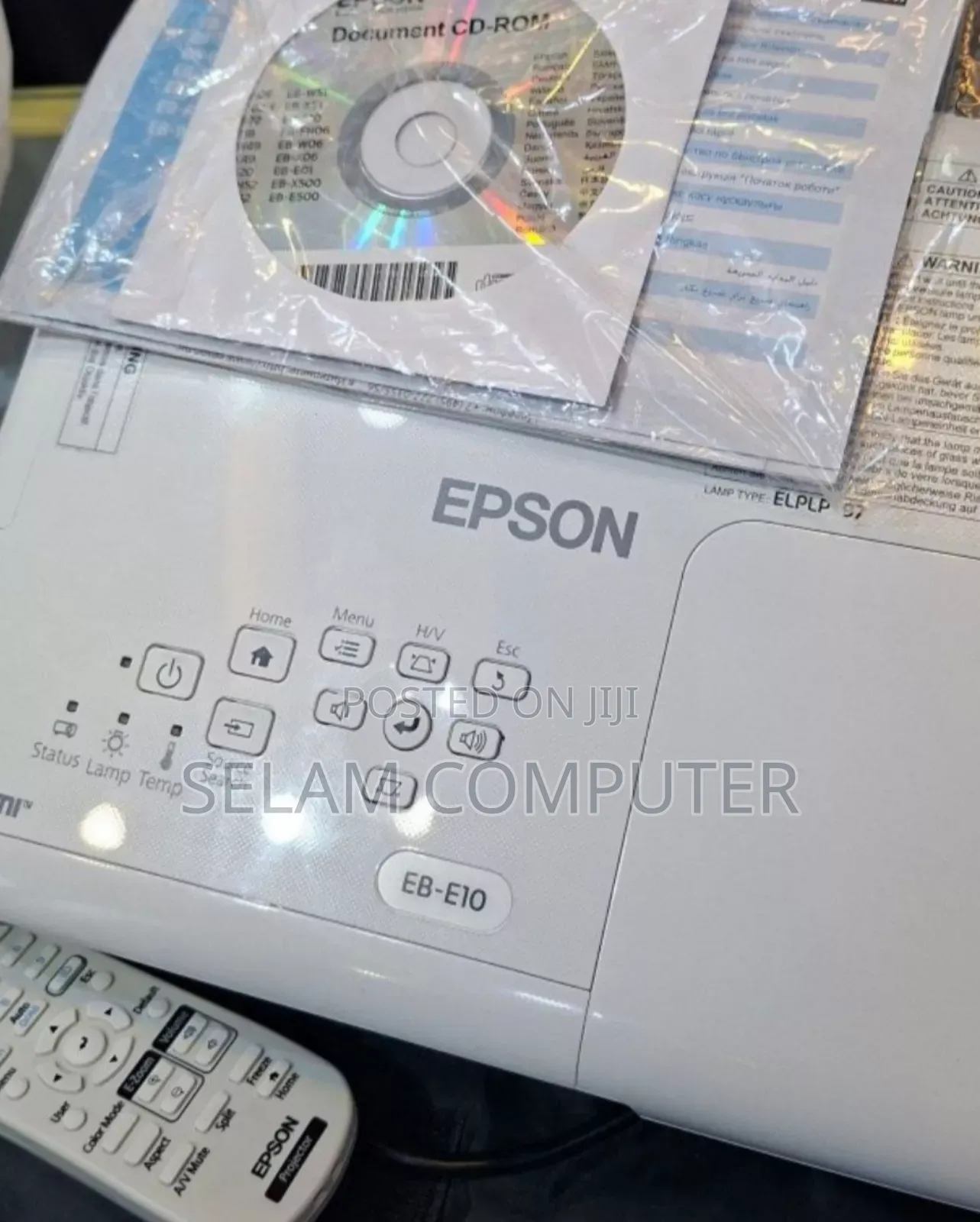 Brand New Epson Projector With Bag , Remote Mod
