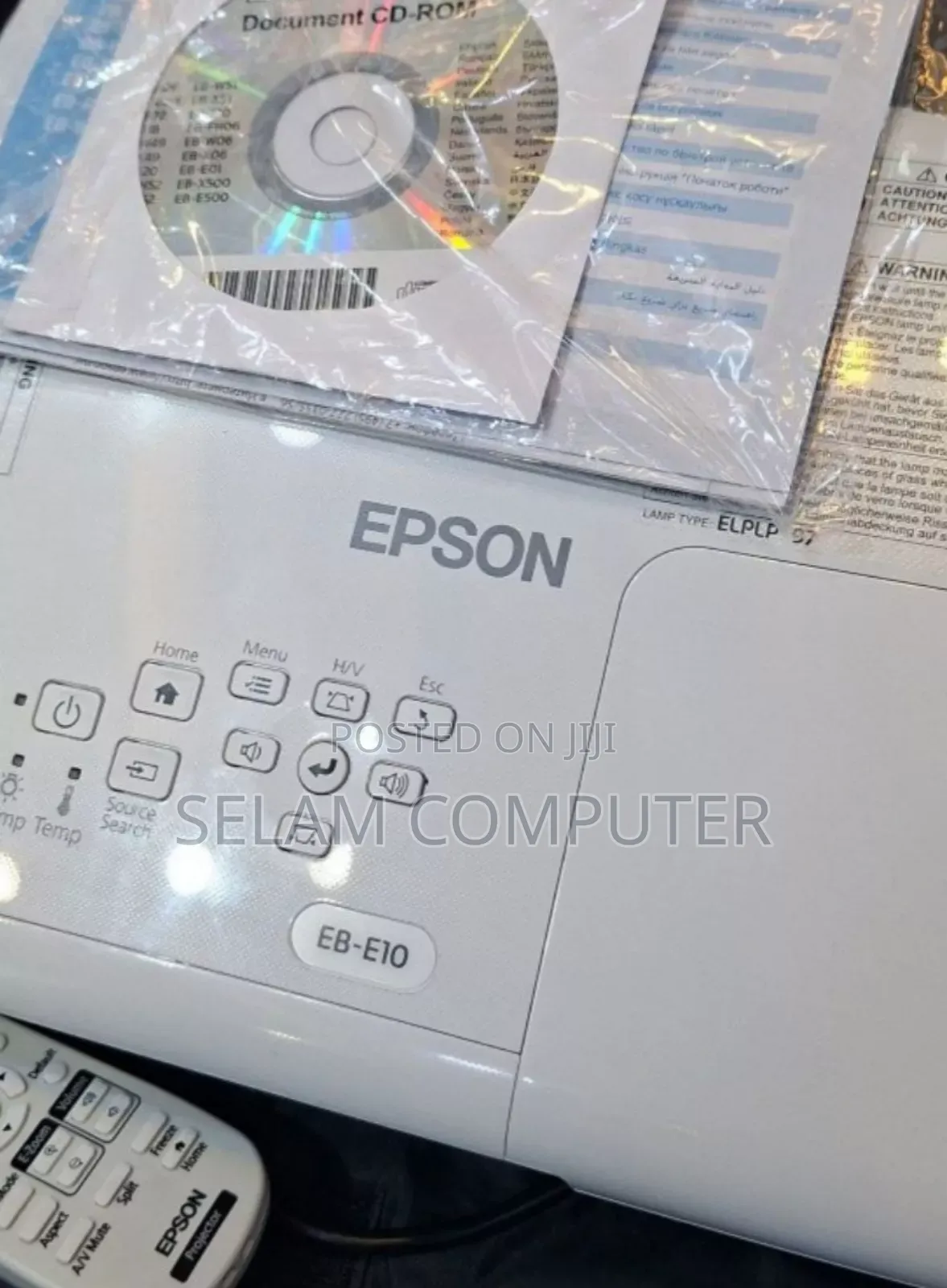 Brand New Epson Projector With Bag , Remote Mod