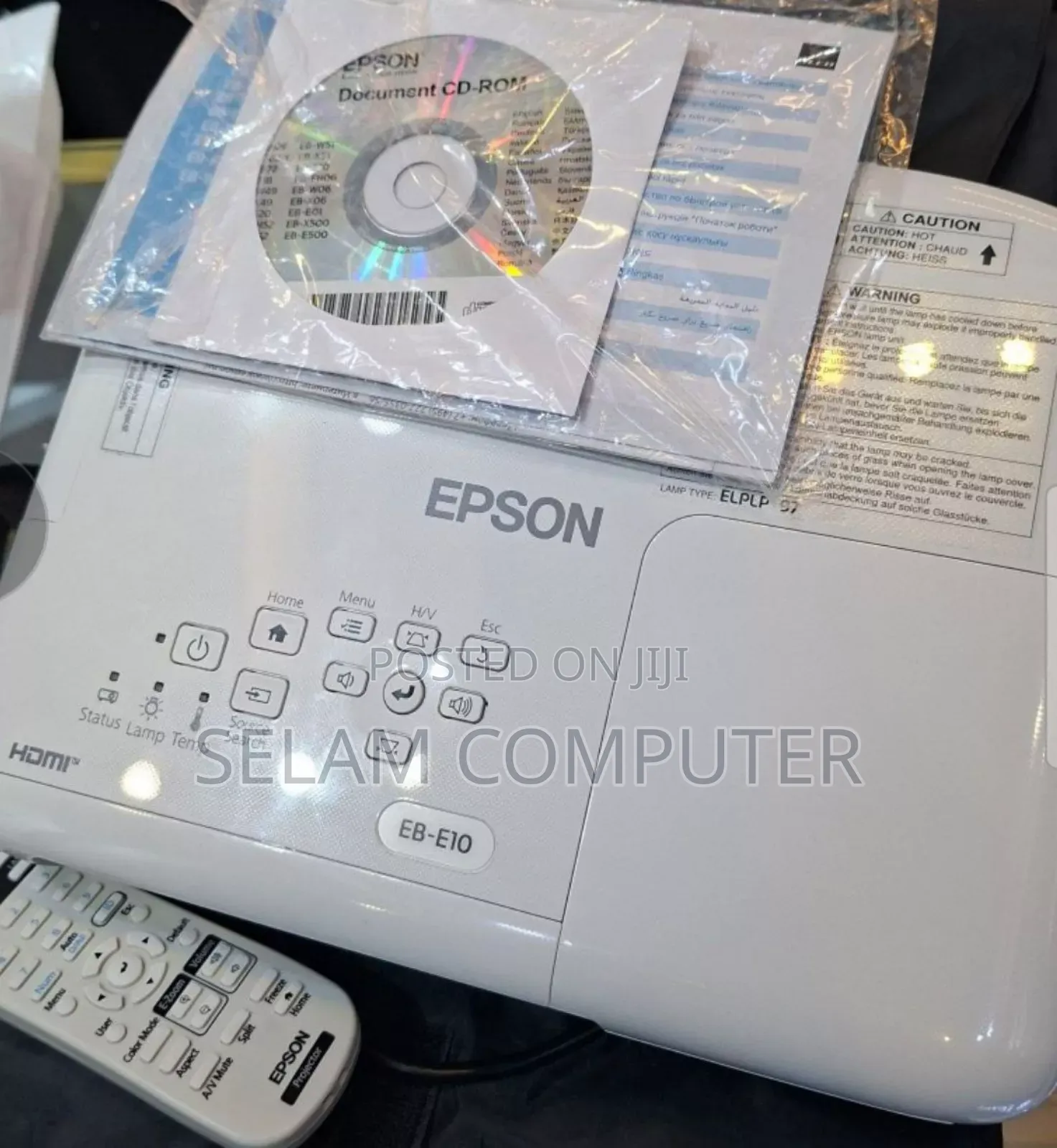 Brand New Epson Projector With Bag , Remote Mod
