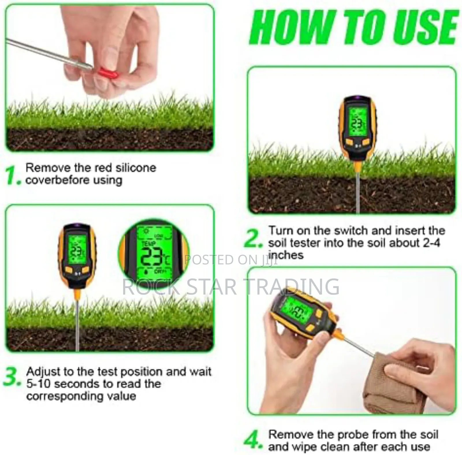Soil Moisture Testor Ph