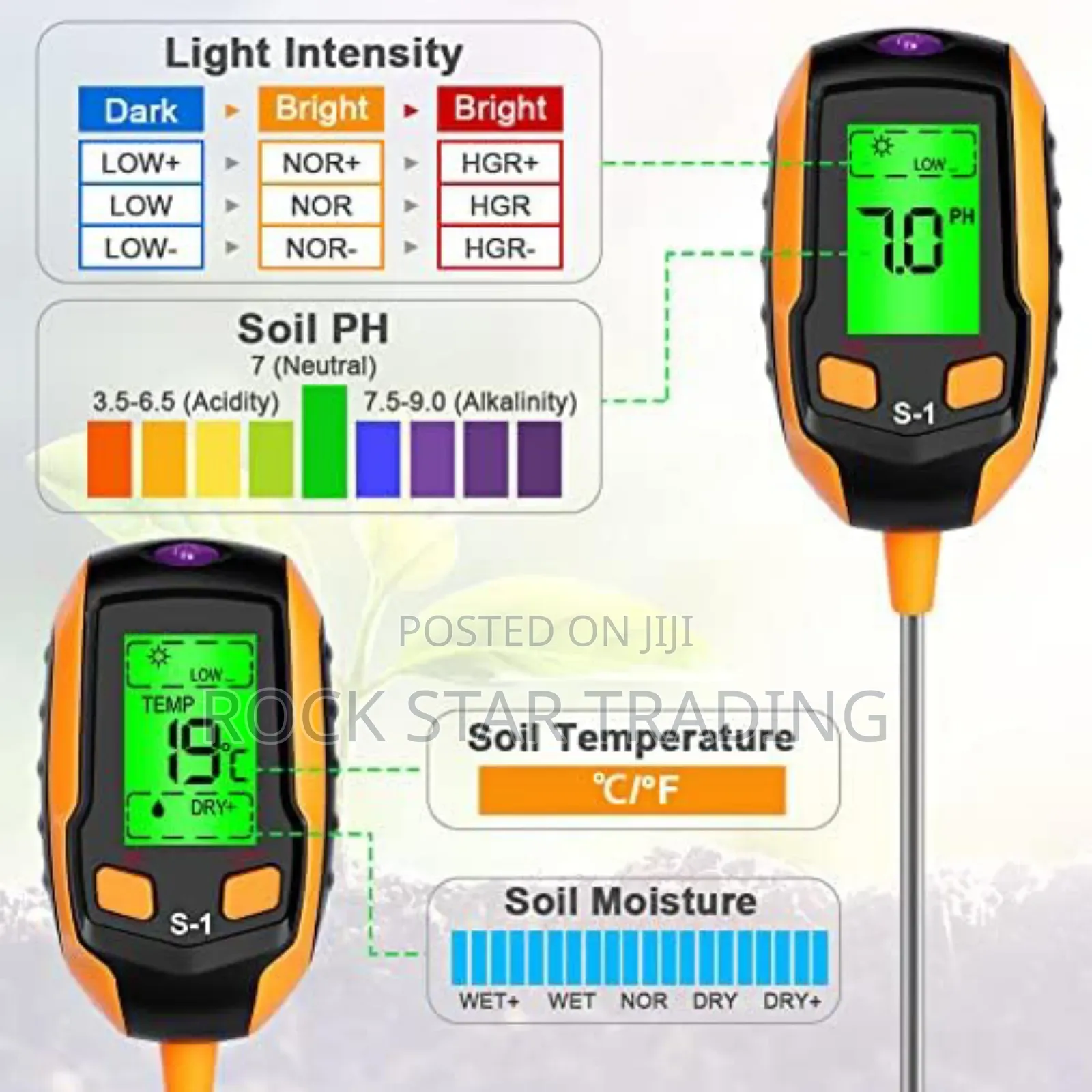 Soil Moisture Testor Ph