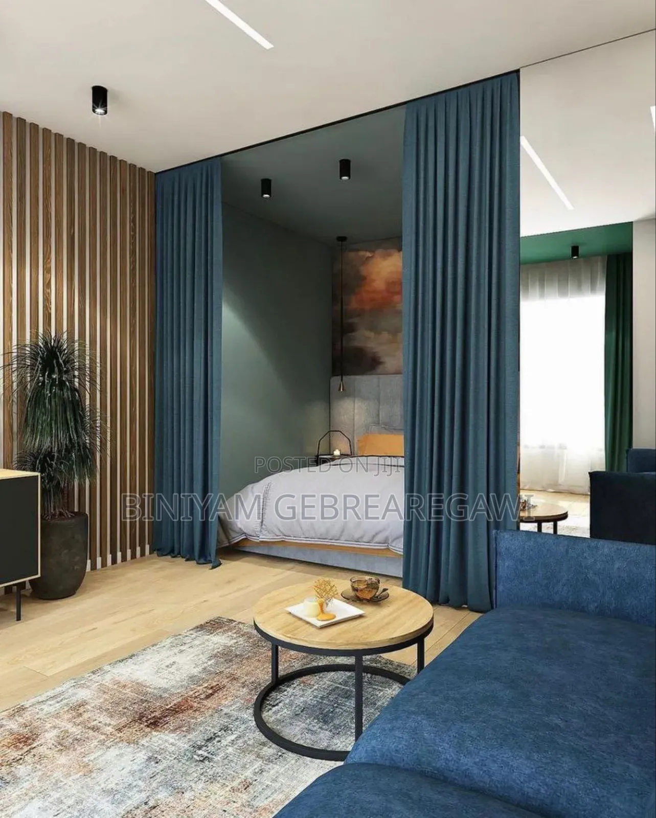 Furnished 1bdrm Apartment in Apartment, Yeka for rent