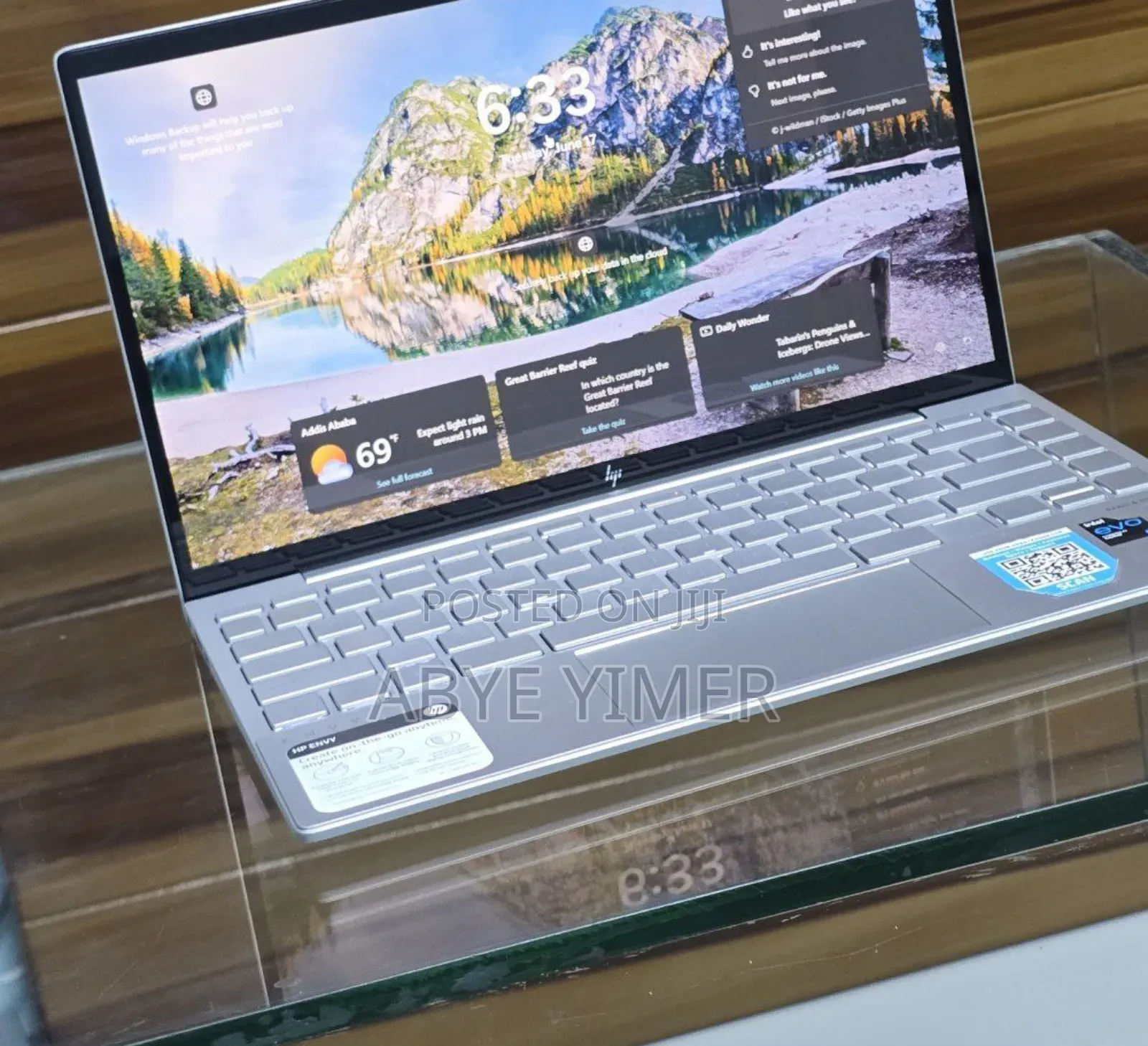 New Laptop HP Envy 14 8GB Intel Core I5 SSD 256GB