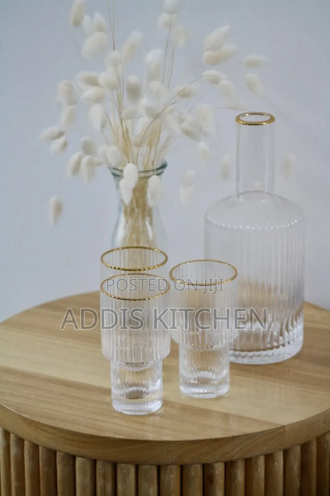 Vintage Optic 7-Piece Decanter Set