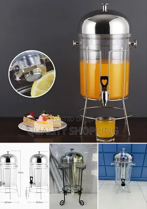Photo - 8l Acrylic Juice Dispenser With Ice Compartment