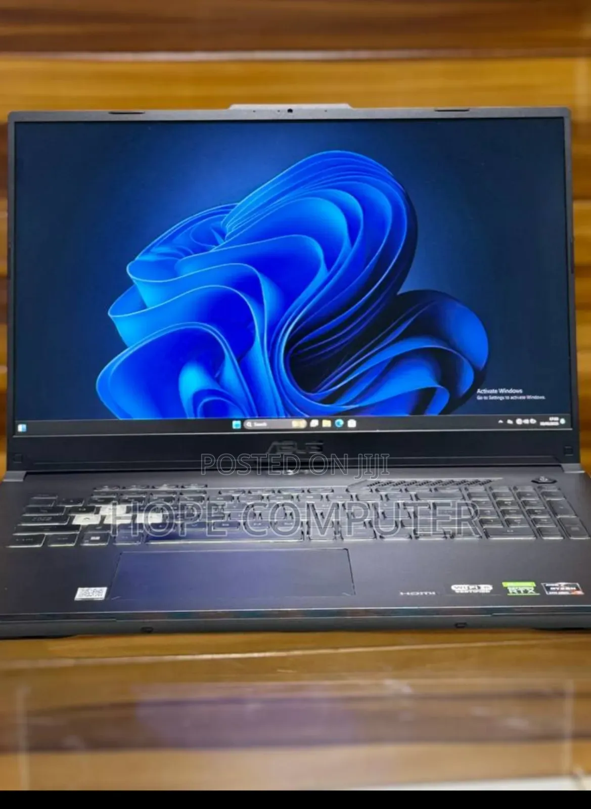 New Laptop Asus TUF Gaming A15 16GB AMD Ryzen 7 SSD 512GB