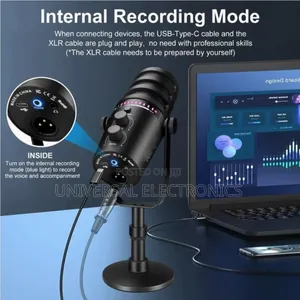 Photo - Original Jmary Podcaste Microphone With Rich Sound Usb Power