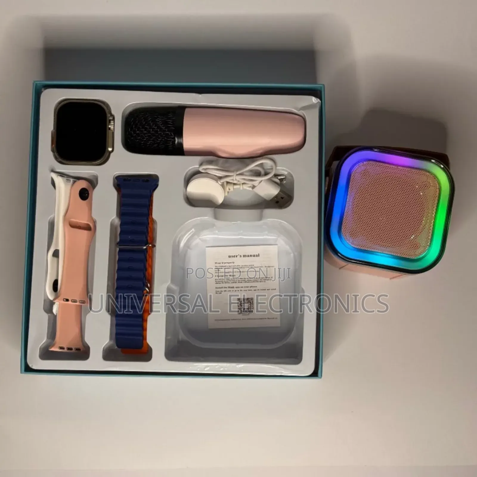 Smart Watch With Microphone and Speaker Combo