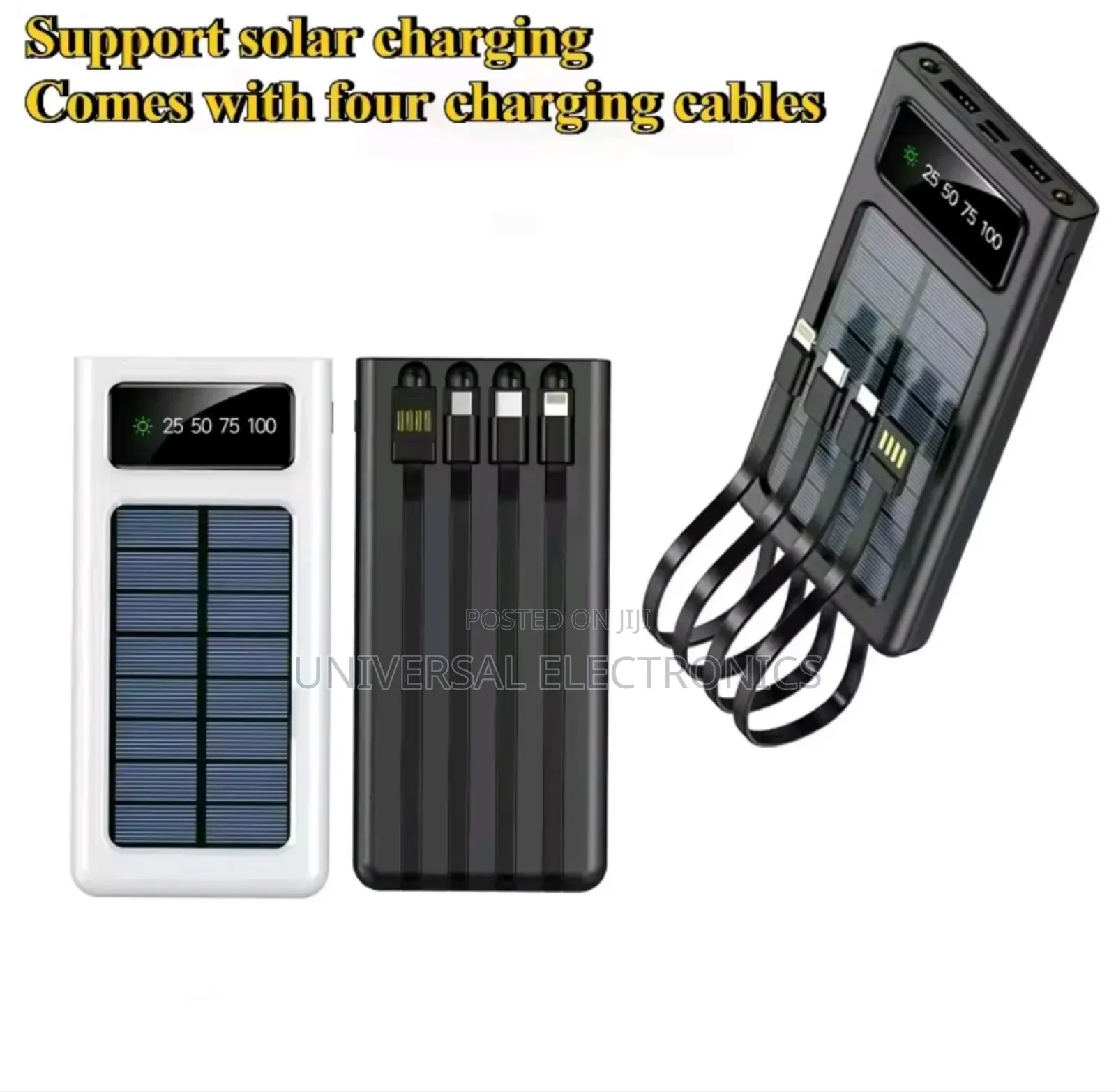 30000 Mah Solar Fast Changing Power Bank