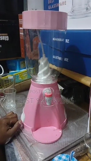 Juice and Beverage Dispenser Made of Glass 3 Liter የመጠጦች መቅጆ