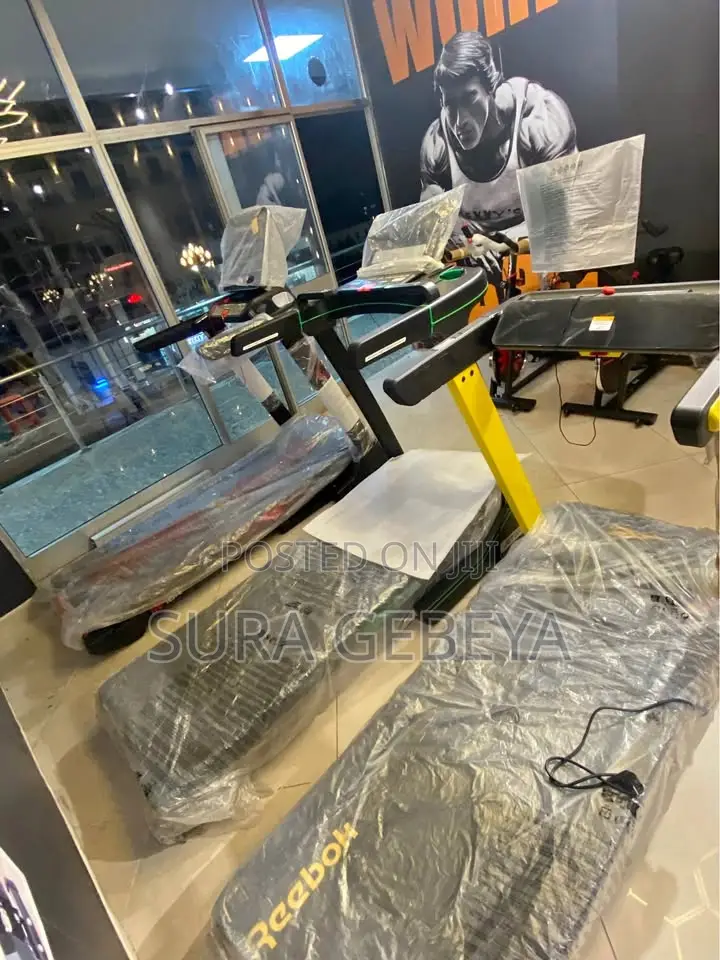 የተለያዩ አይነት አዳዲስ የቤት ዉስጥ ትሬድሚሎች ከቦሌ(Reebok Treadmills)