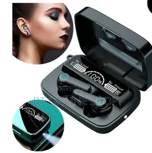 M19 ፓወር ባንክ እና ፍላሽ ላይት ያለው የጆሮ ማዳመጫ