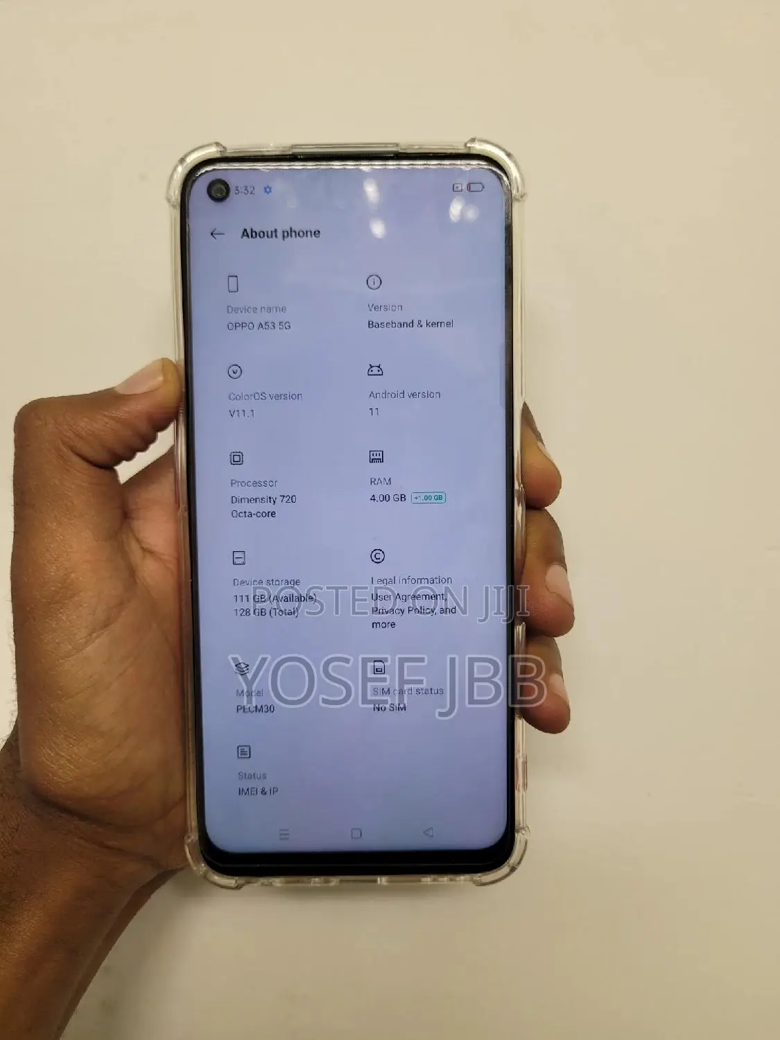 New Oppo A53 5G 128 GB Blue